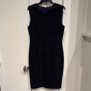 Elie Tahari Black Sleeveless Mini Dress